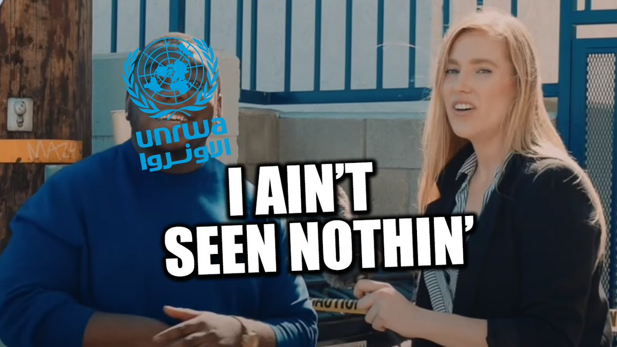 UNRWA after hearing about Hamas nerve center existing directly under their HQ: