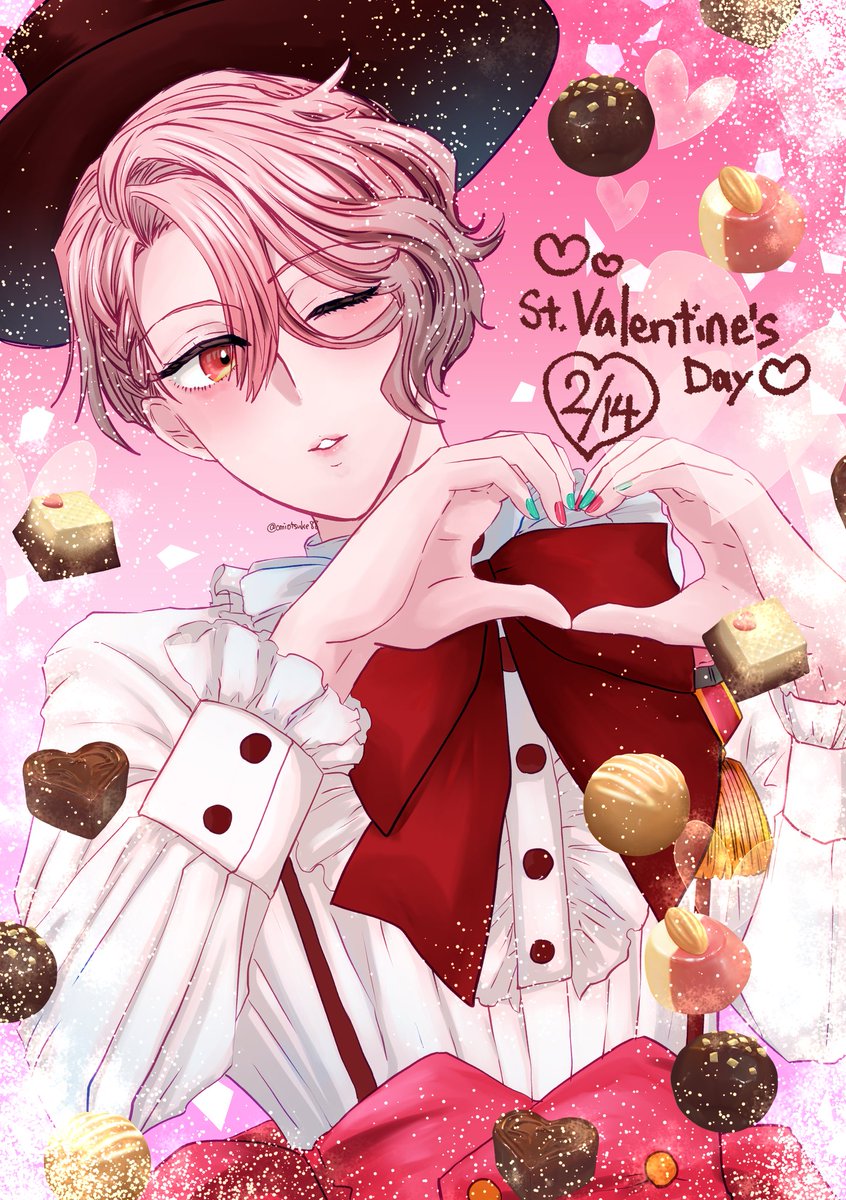 #ObeyMeValentine
#obeymefanart
#obeymeasmodeus
ハッピーバレンタイン🥹💓💓
推しにチョコを捧げよう🥺❤️‍🔥❤️‍🔥❤️‍🔥