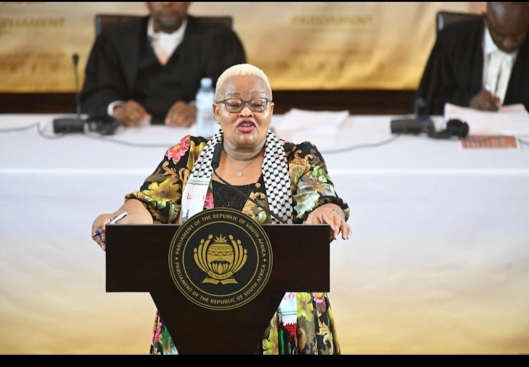 This rotund ANC specimen Sylvia Lucas says load shedding is not the end of the world.. She clearly embodies the spirit of renewal.. Like if you disagree with her.