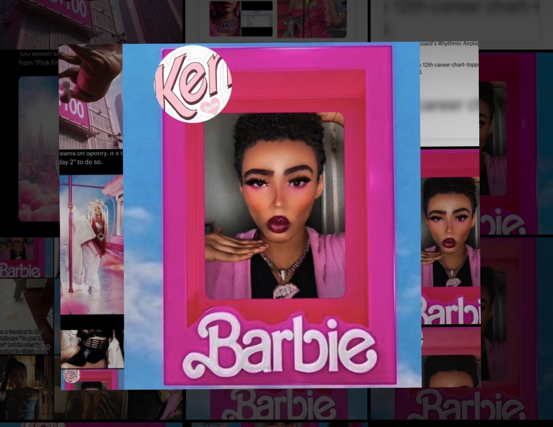 #Barbie 
#PinkFriday2 
#KENITH_BARBE🎀🌷💰✍🏽