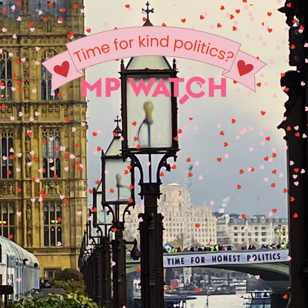 🤫Shhhhh... 💝In this time of attack dogs and bitter divides, MP Watch will be sharing some love tomorrow. Watch this space... @JustinWelby @DaleVince @ChrisPackham_1 #loveactually