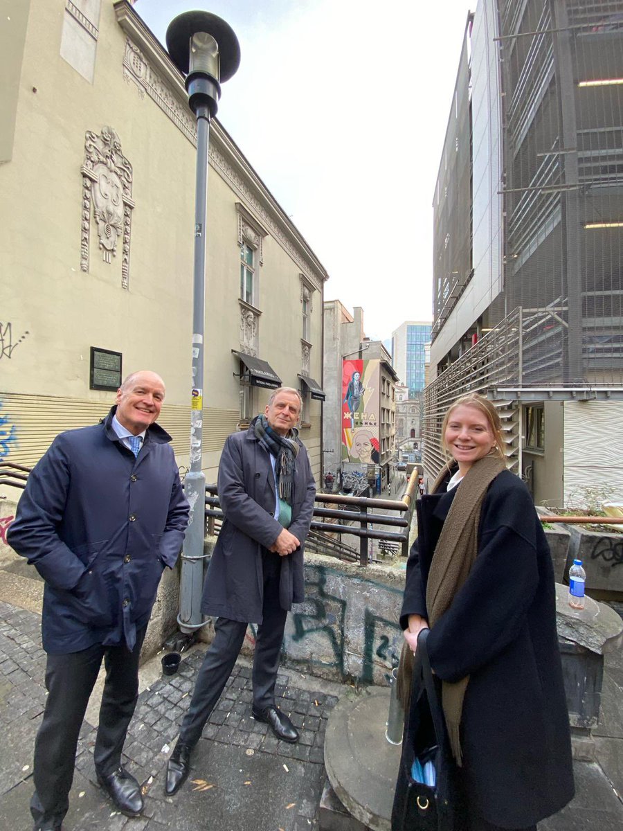 Dutch Embassy in Serbia and in Montenegro (@nlinbelgrade) on Twitter photo 🚶♀️ 🚶 Izuzetna šetnja kroz Beograd sa <a href="/wjpgeerts/">Wim Geerts</a>, <a href="/hestervo17/">Hester Van Ommeren</a> i <a href="/JoostReintjes/">Joost Reintjes</a> ulicama u kojima se nalaze #IzuzetneŽeneSrbije! 🏙️♀️ #Rodnaravnopravnost na zidovima, u zakonima, u govoru, u vaspitanju, u srcu. 💮 #GinaRanjičić #JelisavetaNačić #MitraMitrović 🚶♀️ 🚶 Izuzetna šetnja kroz Beograd sa <a href="/wjpgeerts/">Wim Geerts</a>, <a href="/hestervo17/">Hester Van Ommeren</a> i <a href="/JoostReintjes/">Joost Reintjes</a> ulicama u kojima se nalaze #IzuzetneŽeneSrbije! 🏙️♀️ #Rodnaravnopravnost na zidovima, u zakonima, u govoru, u vaspitanju, u srcu. 💮 #GinaRanjičić #JelisavetaNačić #MitraMitrović