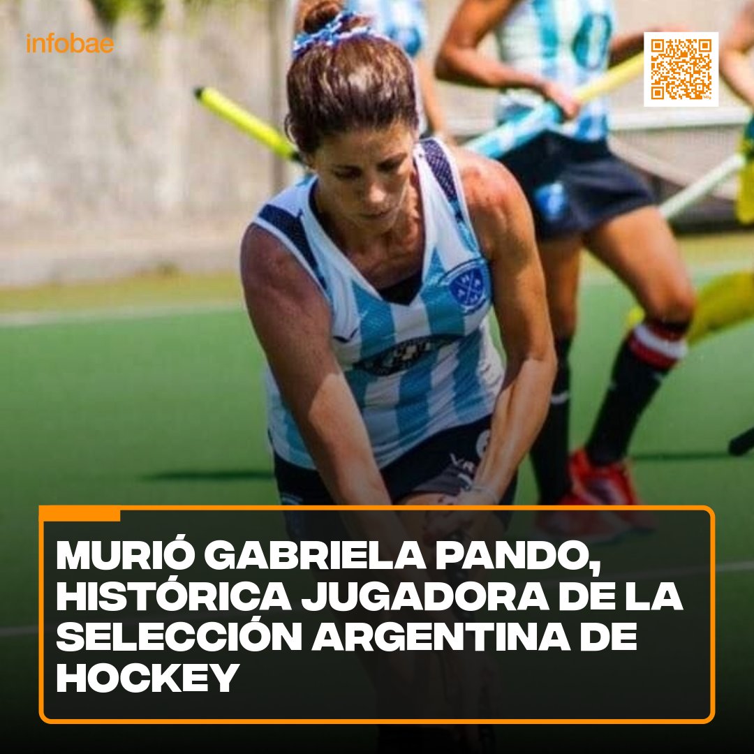 Dolor en el deporte argentino: murió Gabriela Pando, histórica jugadora de la selección argentina de hockey bit.ly/4bE7MIM