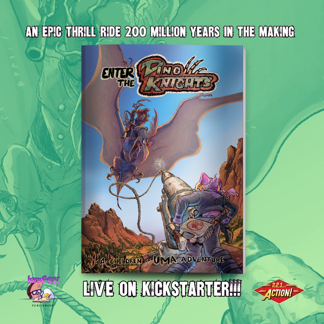 Enter The Dino Knights is LIVE on Kickstarter!!! bit.ly/EnterTheDinoKn…