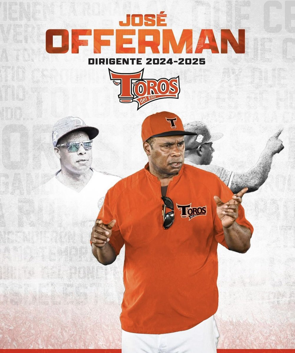 josegerman31's tweet photo. El equipo de los @TorosdelEste anunciaron la contratación de Jose Offerman como su dirigente para la temporada 2023-2024 #BeisbolLatinoRD #TorosDelEste #JoseOfferman https://t.co/pR6J1SzGVN