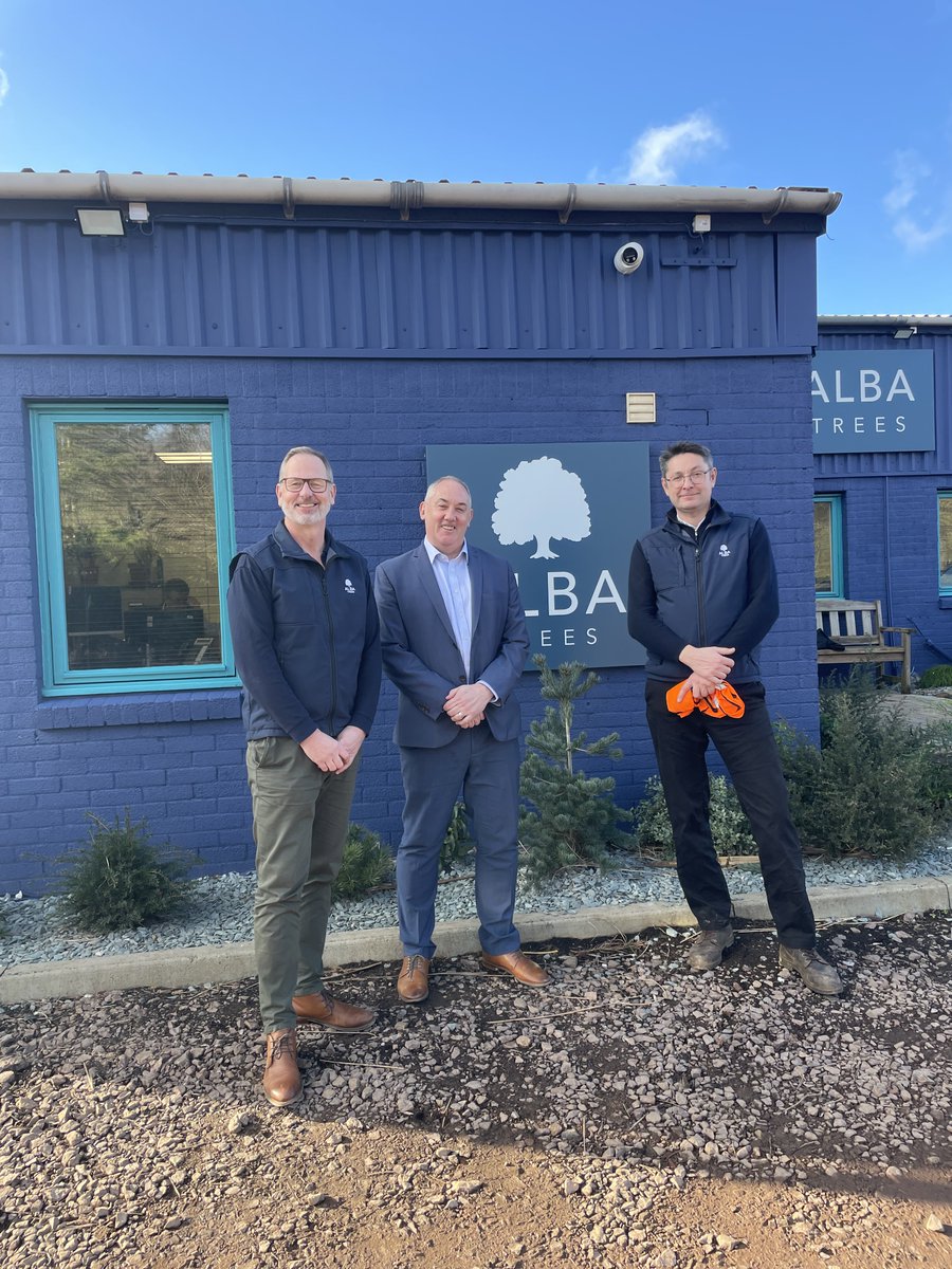 Alba Trees Nursery (@albatrees) on Twitter photo Yesterday the sun was shining here at Lower Winton and we had a special guest! ☀️
MSP <a href="/PaulMcLennan7/">Paul McLennan - MSP for East Lothian</a> was on site to have a tour of our facility and witness first hand Alba's industry leading operation. 🚜💪
Thanks for popping in Paul! 😀
#albatrees #forestry #netzero Yesterday the sun was shining here at Lower Winton and we had a special guest! ☀️
MSP <a href="/PaulMcLennan7/">Paul McLennan - MSP for East Lothian</a> was on site to have a tour of our facility and witness first hand Alba's industry leading operation. 🚜💪
Thanks for popping in Paul! 😀
#albatrees #forestry #netzero