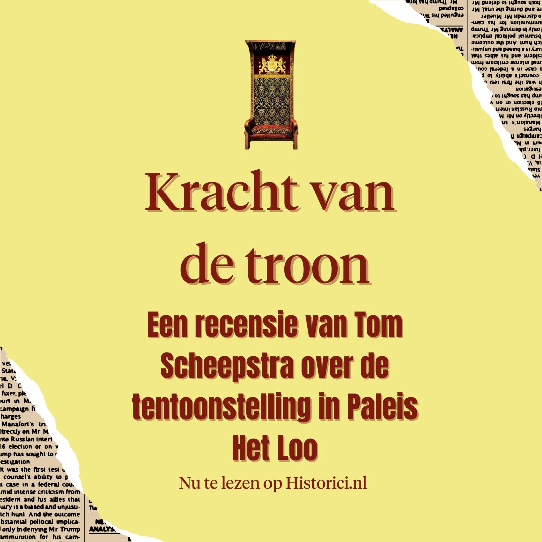 Historicus Tom Scheepstra bezocht laatst de tentoonstelling 'Kracht van de troon' in Paleis Het Loo. Voor Historici.nl schreef hij daar een recensie over: 'De magie verrijkt het bezoek en geeft het een extra diepgang.' Lees hier de recensie 👇
tinyurl.com/3fpybw5d