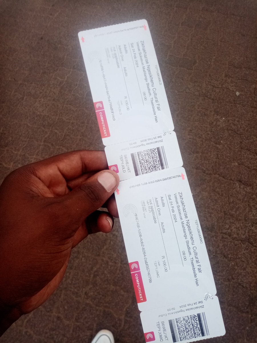 Ticket esandlen'
#Zikhakhazise #Isindebelesikhethu