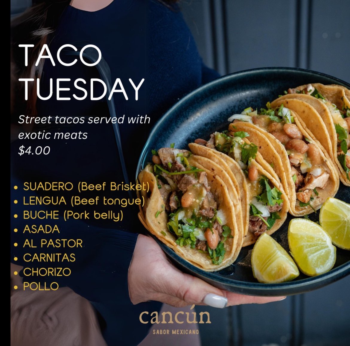 Cancun_Berkeley's tweet photo. Who needs love when you have tacos? Happy taco Tuesday! 
#TacoTuesday #HappyTacoTuesday
#Love #LoveTacos
#Berkeley #MexicanFood
#BestTacos #BayArea
 o https://t.co/V2LY3eXnOw