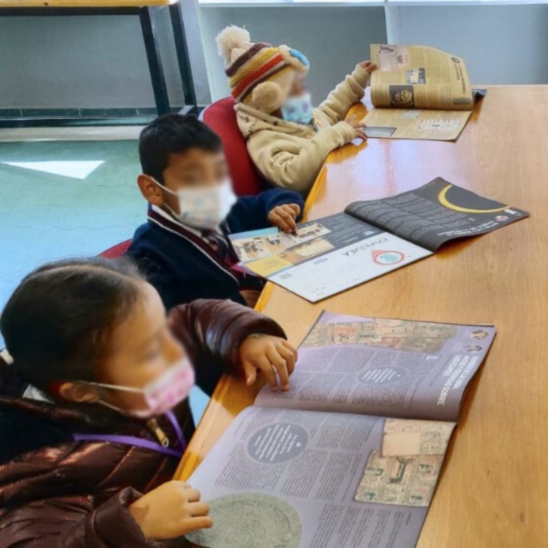 ☺️Estudiantes del jardin de niños Ma. Josefa Ortiz de Domínguez visitaron la @UTSH1997; realizaron una actividad de fomento a la lectura📚 y conocieron el funcionamiento de una biblioteca. ¡Gracias por prestarles nuestra @obsidiana_mex!😍

#SomosUTSH #FomentoalaLectura #Obsidiana