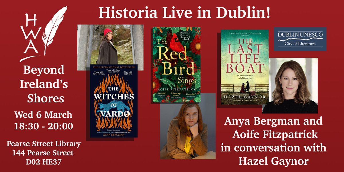 Thinking about attending Historia Live Dublin? Let @anyacbergman convince you! 'It's wonderful to come together in person with other writers and readers. I always learn something new at author events, and it inspires me to read more books.' Register at eventbrite.co.uk/e/dublin-histo…