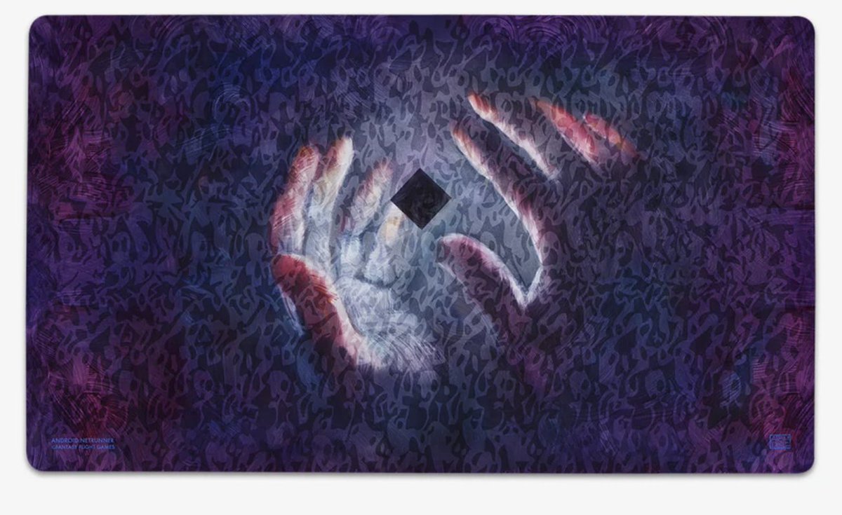 adamsdoyle's tweet image. Black Orchestra Playmat now available 🌟

#Netrunner #gaming #playmat 

inkedgaming.com/products/black…