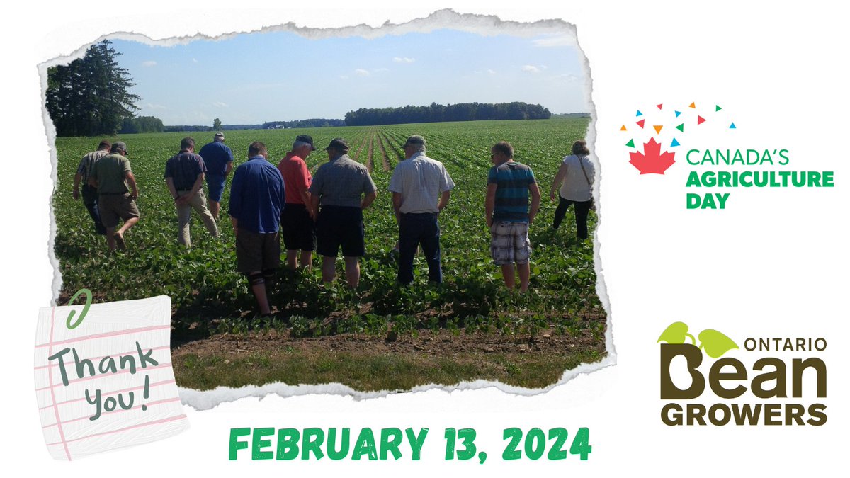 Today we celebrate the Canadian agriculture industry and give a huge thanks to all the hard working farmers, growers, and producers.  
#ForksUp friends - it's #CdnAgDay!  
#LoveCDNBeans #betterwithbeans #ontariobeans