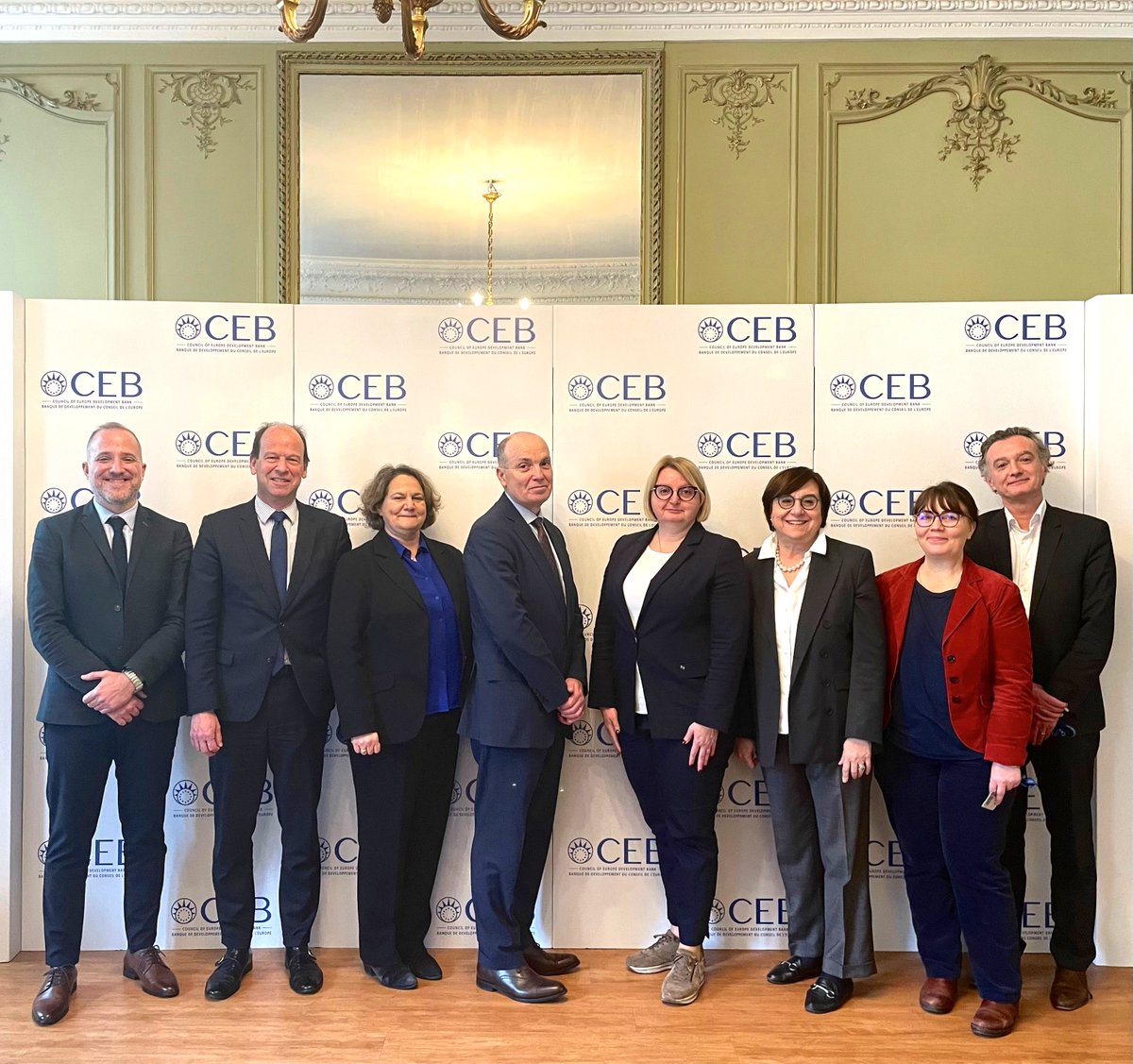 🤝#CEB was pleased to welcome @EU_social Directors @katarinaik @RuthPaserman and their team to take stock and strengthen cooperation on European Pillar of #SocialRights, in particular the European Platform on Combatting #Homelessness, and on social inclusion via #InvestEU.