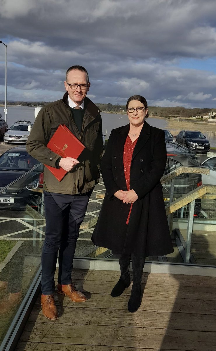 Delighted to catch up with @CllrGMacgregor in Glencaple today. Spoke about - 🚛 🚗 the need for the A75 to be upgraded to improve local transport links across the region 👷🏻‍♀️🏗️ some of the exciting @GOVUK investment in Dumfries & Galloway 🇬🇧 🏴󠁧󠁢󠁳󠁣󠁴󠁿