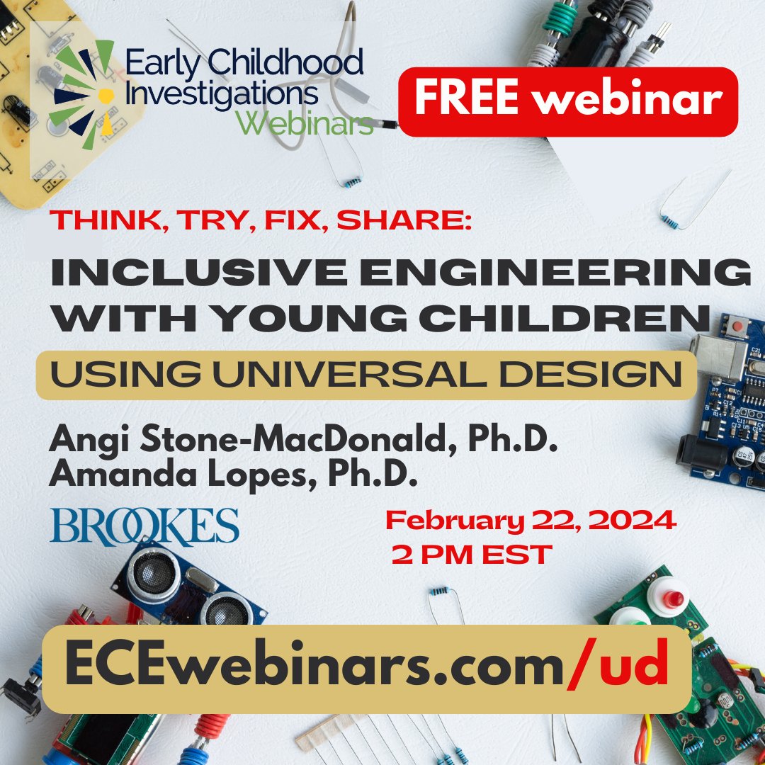 Next! An inclusive approach to ECE inquiry! Presented by @Astonemacdonald and Amanda Lopes, Ph.D. and sponsored by @BrookesPubCo - *|URL|* #earlychildhood #earlyed #earlychildhoodeducation #earlyyears #childcare #preschool #headstart #cdnchildcare #STEM #earlyintervention