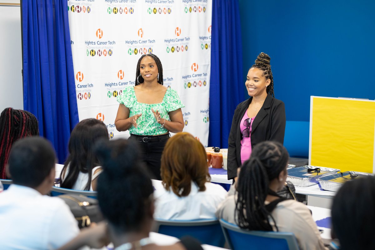 Students in the Heights Career Tech Consortium have a win-win-win opportunity this summer to intern in their chosen field, learning the ropes of a job while also receiving a stipend from Youth Opportunities Unlimited (Y.O.U.). >> bit.ly/48hJjGD