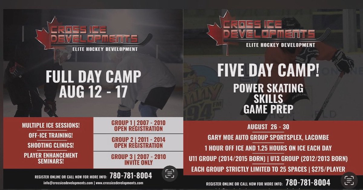 CrossDevelo1's tweet photo. Registration now open for August 2024 camps in Lacombe! Limited spots remain in the full day camp groups.
If you are looking for 3 on 3, these are not the camps for you. Our events are intended for those striving to enhance the skills & qualities necessary for the next level. https://t.co/l0xT4SwHMa