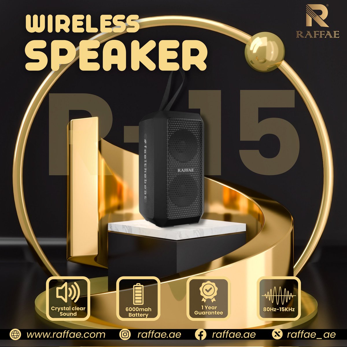 Elevate your sound experience with our wireless speaker featuring a 6000mAh battery for up to 6 hours of non-stop music. Unplug and immerse yourself in audio bliss. 🔊 #WirelessSpeaker #LongLastingSound #AudioEscape