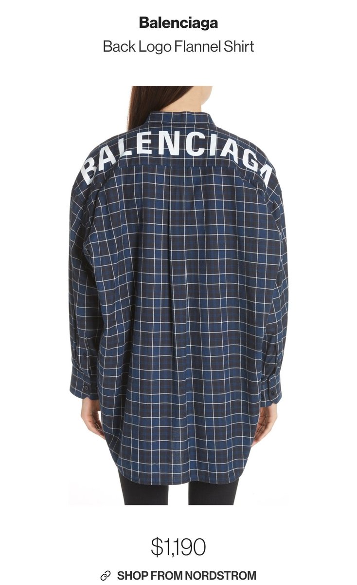 🐳💙 잠뜰님 옷 정보

인스타) instagram.com/p/BmxfTDvjFHH/…

[Balenciaga Back Logo Flannel Shirt]
$1,190 = ₩1,594,237