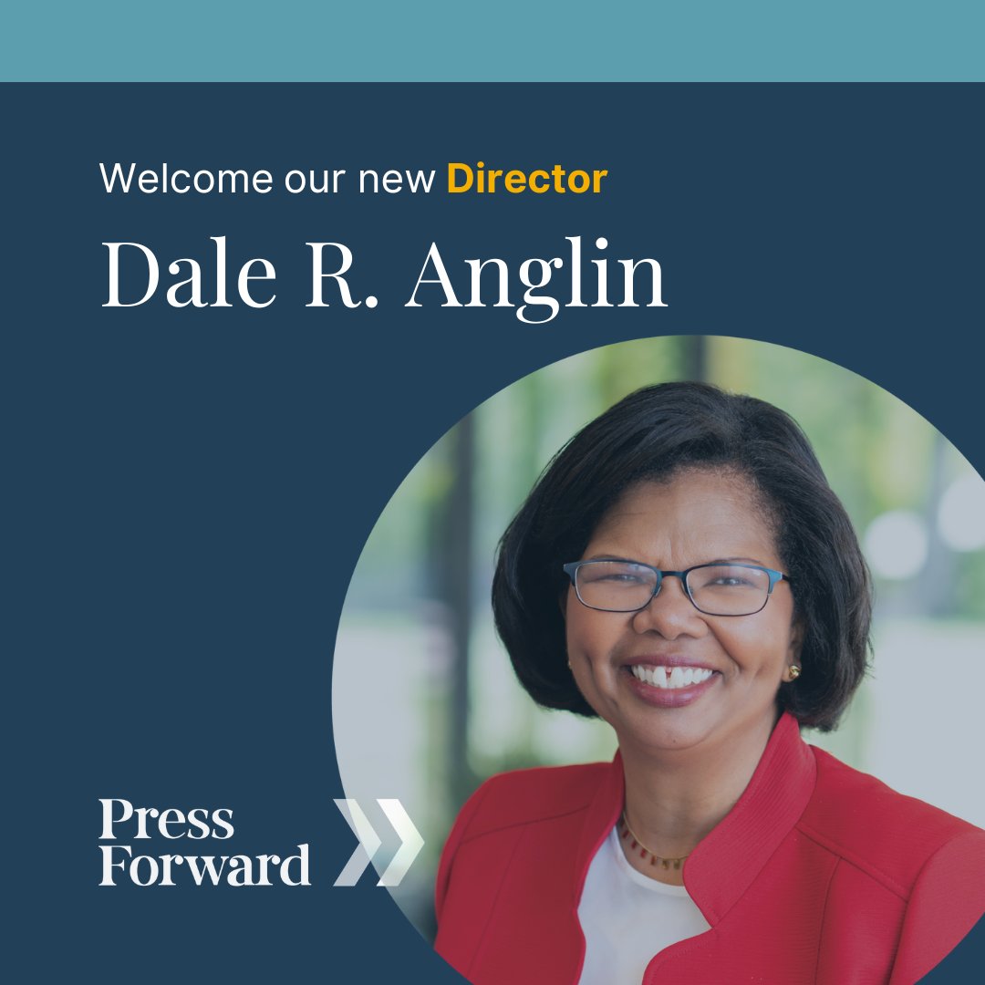 Congrats to Dale R. Anglin, #PressForward’s inaugural Director! Anglin will lead the national coalition investing more than $500m to strengthen communities and reinvigorate local news: bit.ly/3OH03zZ