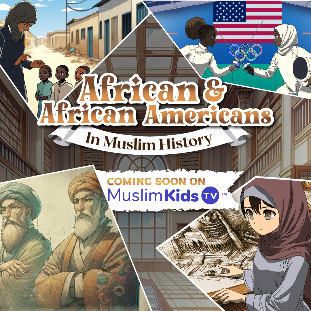 As we embark on Black History Month, let's celebrate the richness of Black history and the universal message of unity and inclusivity. 🌙💫

Stunning illustrations are coming your way soon - African &amp; African Americans in Muslim History.

#MuslimKidsTV #muslimheritage
