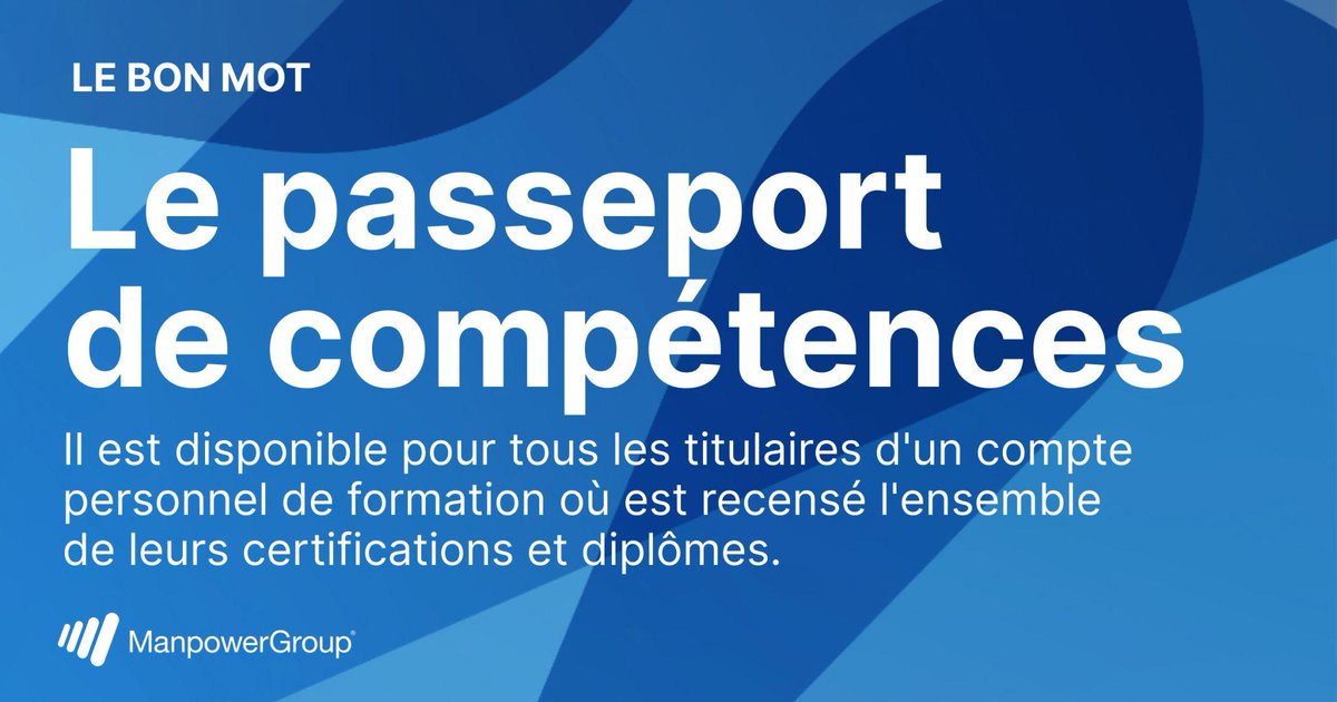 nebool69's tweet image. Connaissez-vous le passeport de compétences ? 📓
Mis en place en 2023,il répertorie les certifications et diplômes des titulaires de compte personnel de formation.

 Certifié par la Caisse des Dépôts et l'État, c'est un outil essentiel pour actualiser son CV.