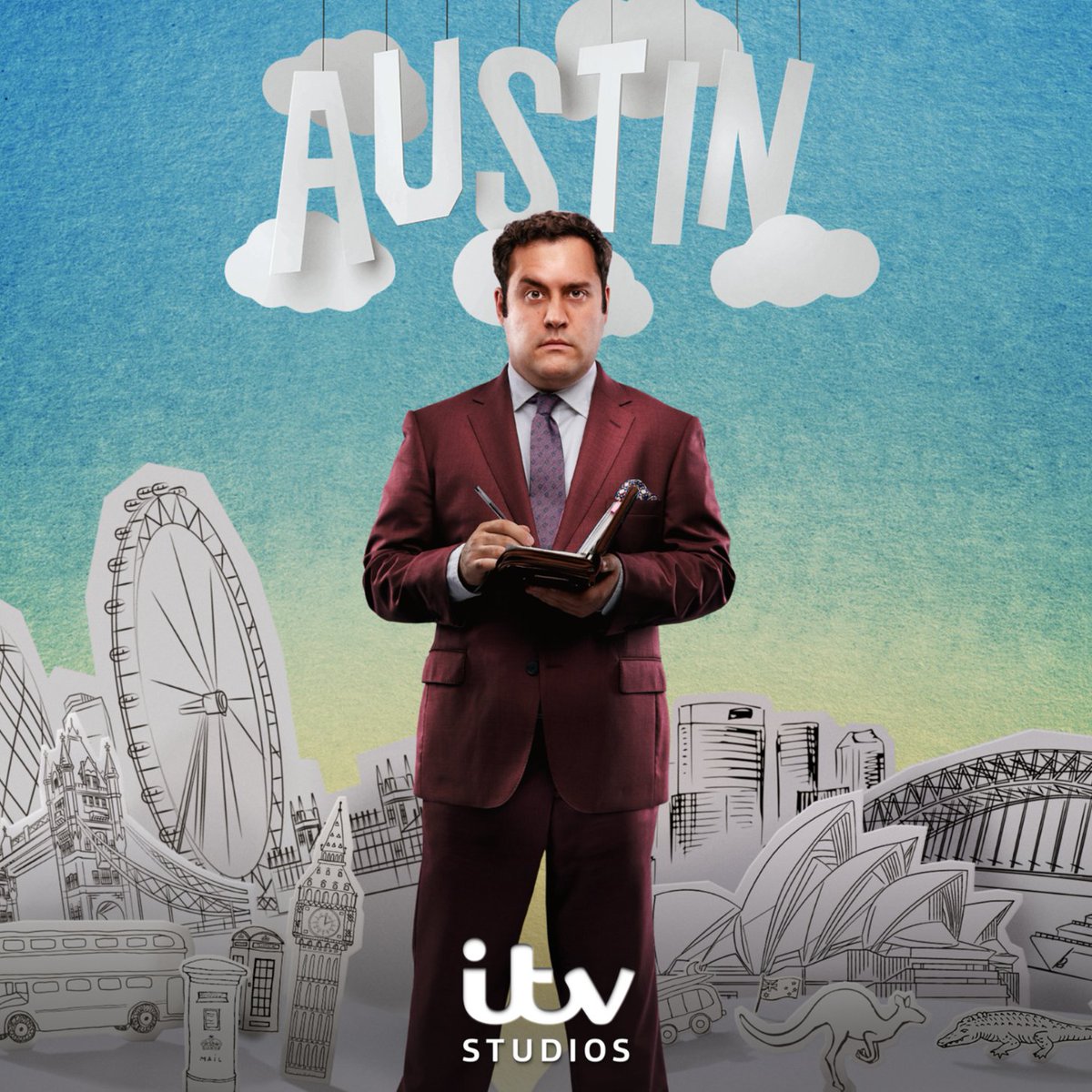 Your first look at 'Austin'! 🇬🇧 🇦🇺 Join the #ITVStudiosFestivals where Michael Theo will give you a first look BTS with co-stars Ben Miller, and Sally Phillips in this comedy-drama from the award-winning producer @northernpics. 🎬 Distributed by ITV Studios