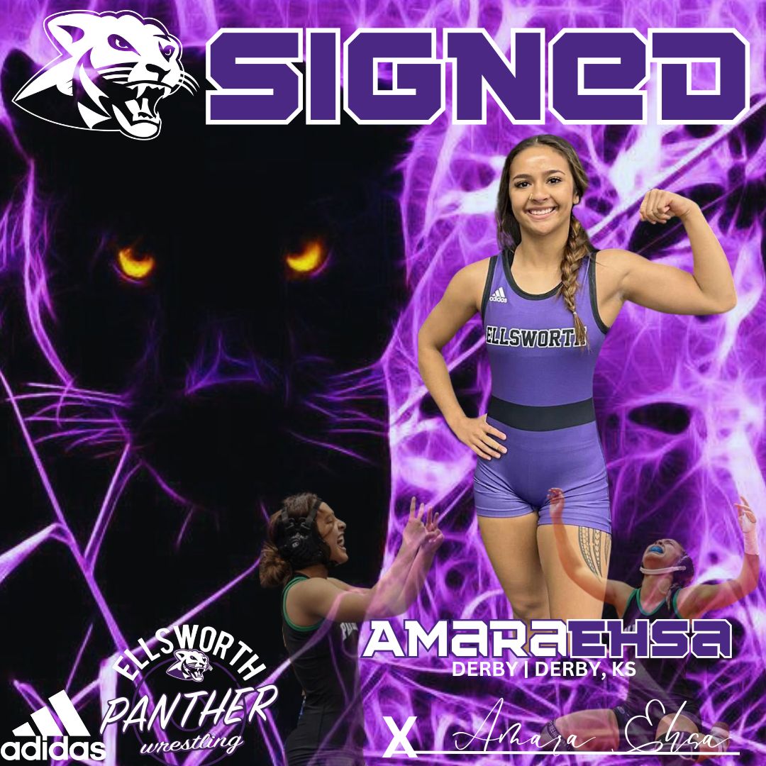 Please help us in welcoming Amara Ehsa to Ellsworth. Amara joins us from Derby High in Derby, KS. While at Derby, Amara was a 4X state qualifer, placing 5th &amp; winning 2 state championships. She will look to earn her 3rd state title this month. Welcome to the family Amara!
#NewEra