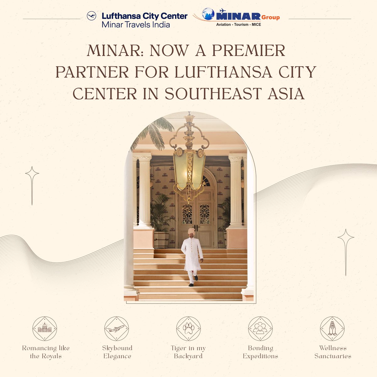 minarindia's tweet photo. We are elated to share that Minar has joined the prestigious Lufthansa City Center (LCC) network as a preferred DMC partner for Nepal, India, Bhutan, Sri Lanka, and Maldives. 

#urbanarchitecture #travelmore #sustainabletravel #newyorkcity #responsibletravel #lufthansa https://t.co/VpIxgKvqmH