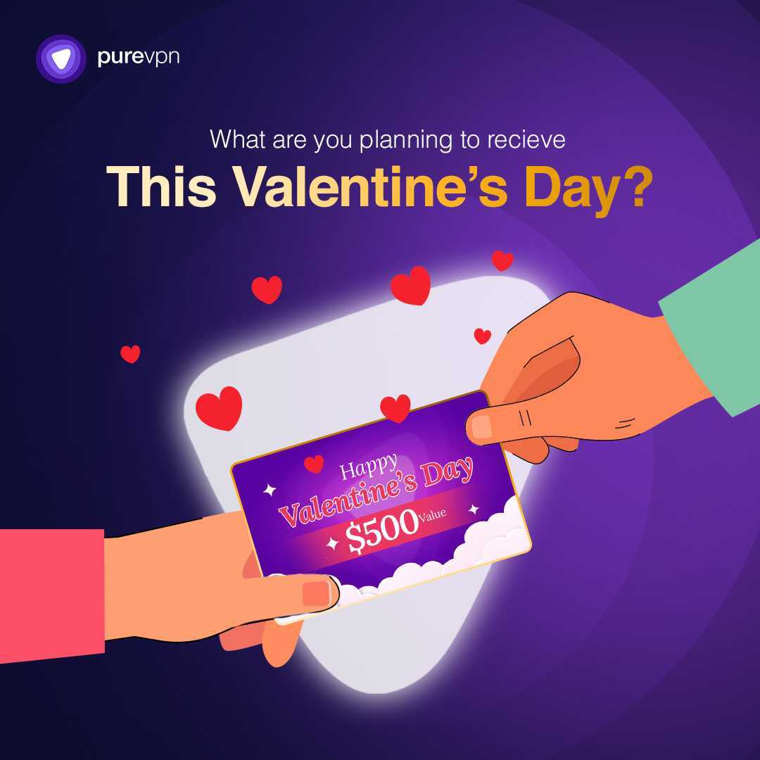 Get a chance to win big this Valentine's Day with a $500 gift card and much more! What will you treat yourself or your loved one to?

#CyberSecurity #DataSecurity #DataPrivacy #LuckyDraw #ValentinesSpecial #GiftCards