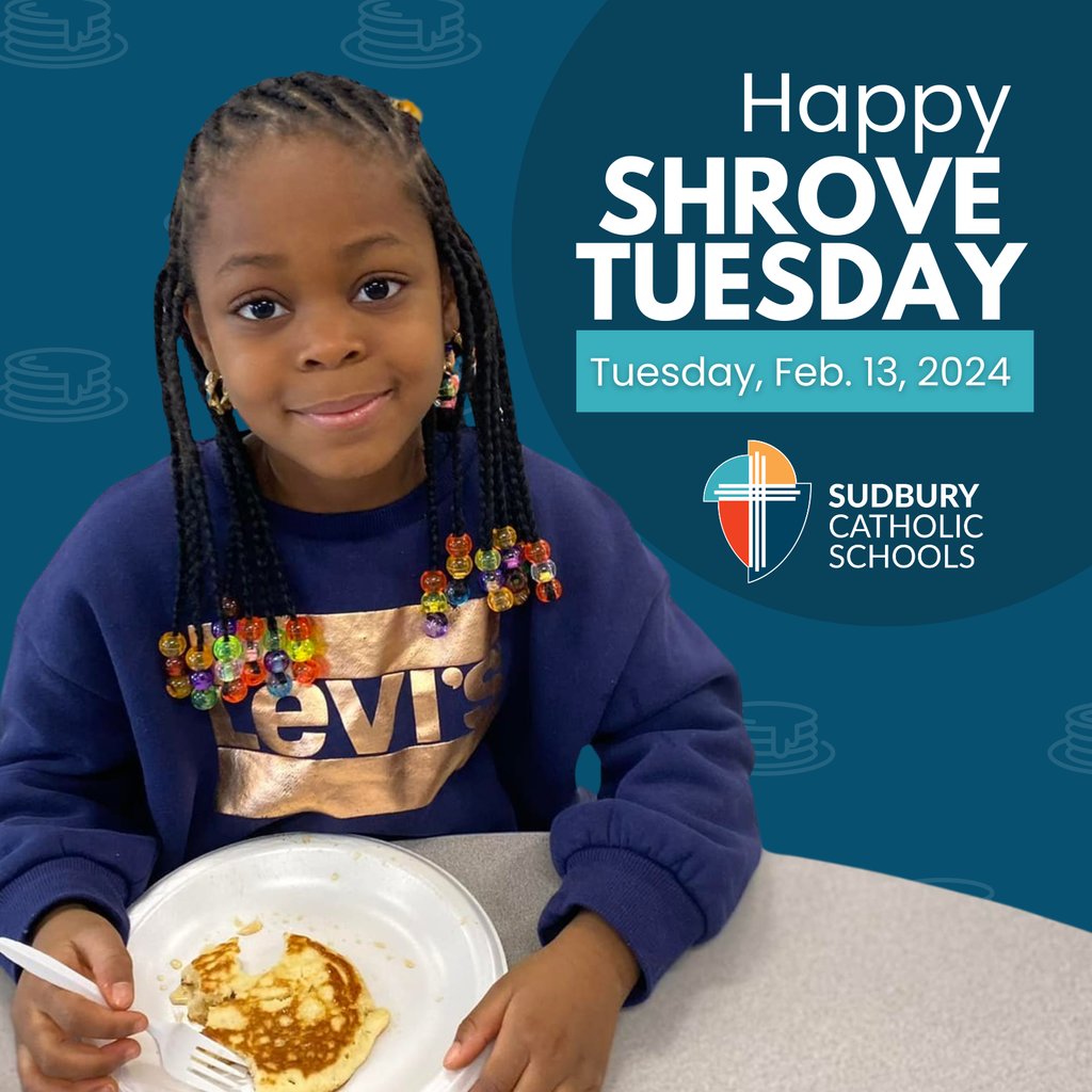 SudburyCDSB's tweet photo. It's #ShroveTuesday at Sudbury Catholic Schools! Thank you to all the volunteers who helped make pancakes for our students today! We appreciate all that you do. π₯
β
#flippinggoodtime #sudburyontario #pancake #catholic #sudburycatholicschools https://t.co/y6QLKq8LpS