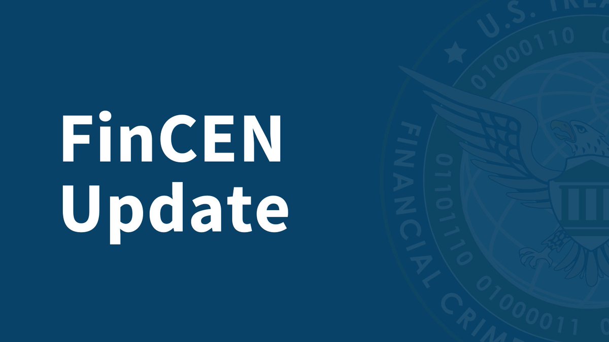 Financial Crimes Enforcement Network (FinCEN) tweet media