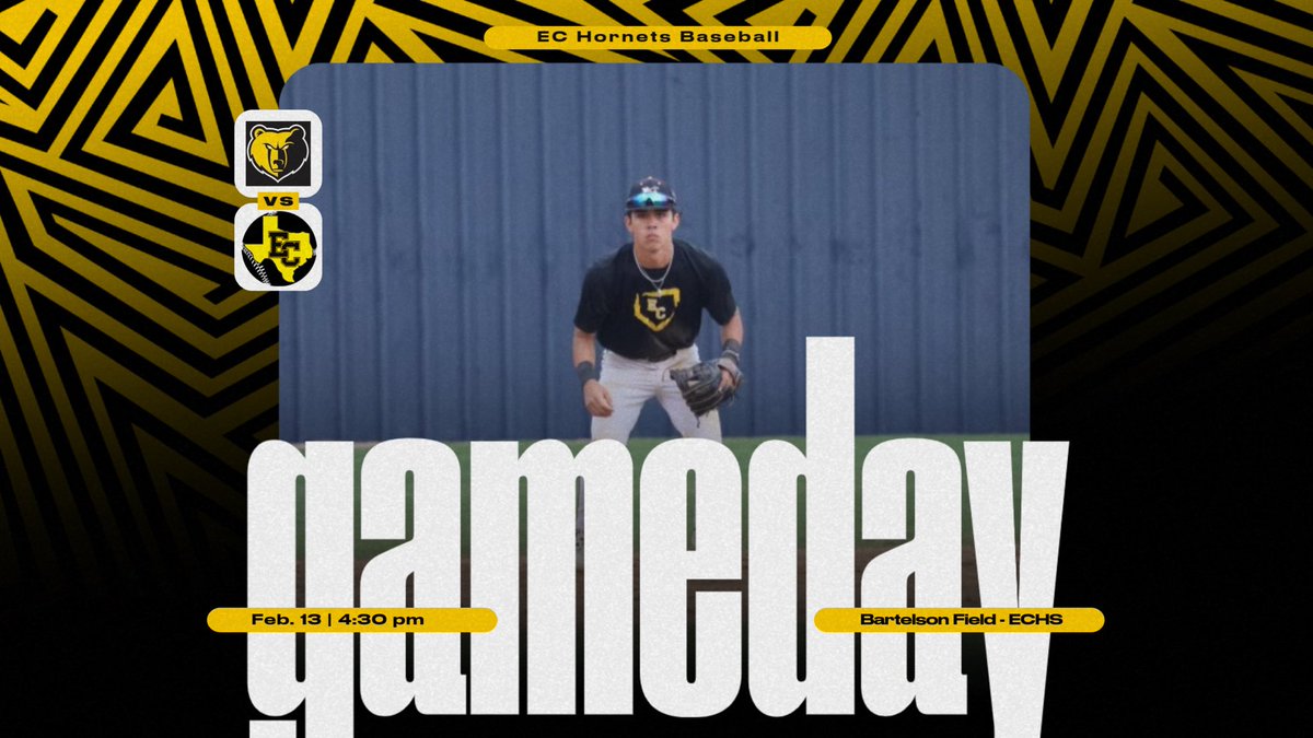 🏟️⚾️ 1st Home Scrimmage for EC Baseball today at 4:30 pm against the Brennan Bears! Let's bring the energy and support our team! #ECBaseball #HomeGame #ScrimmageTime <a href="/ECISDtweets/">East Central ISD</a> <a href="/_ECAthletics/">ECHS Hornet Athletics</a> <a href="/booster_ec/">EC ATHLETIC BOOSTER CLUB</a> <a href="/ArriolaSuzette/">Suzette Arriola</a>