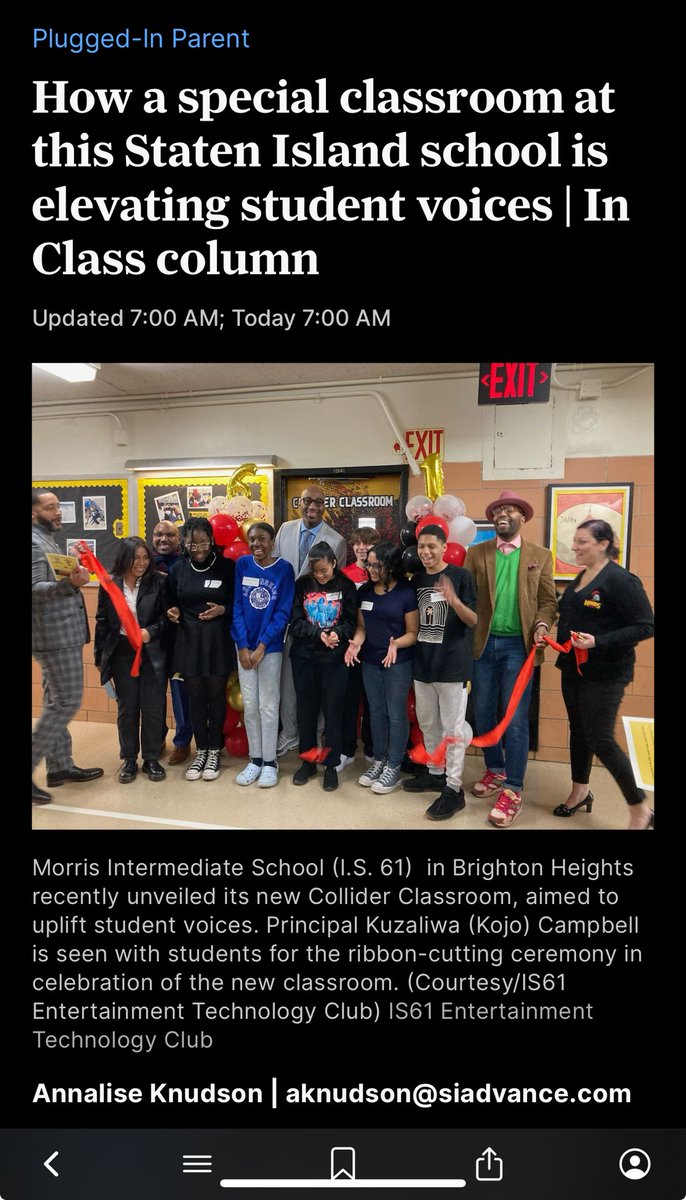 IS61 is committed to Elevating Student Voices 🎤🔥 silive.com/parents/2024/0… <a href="/CSD31SI/">CSD31StatenIsland</a> <a href="/KOJO_CAMP/">Kojo Campbell</a> <a href="/DrMarionWilson/">Dr. Marion Wilson</a> <a href="/DOEChancellor/">Chancellor Melissa Aviles-Ramos</a> <a href="/chrisemdin/">Christopher Emdin</a>