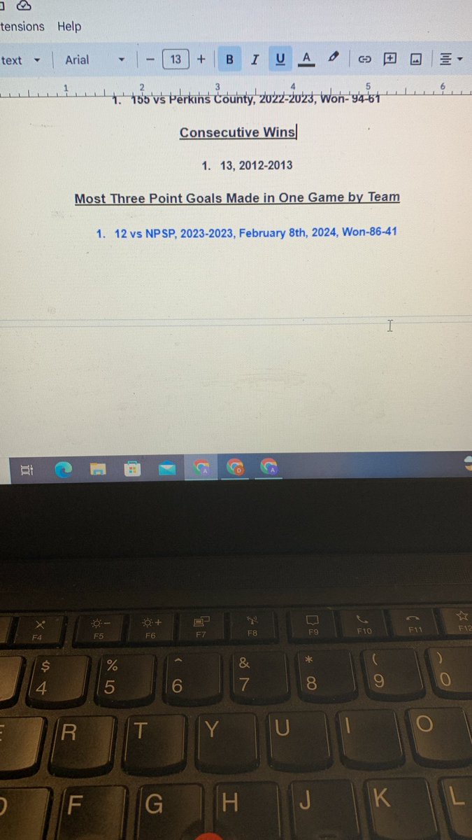 Updating 🏀 records and just discovered the girls broke the record for most made 3’s in a game last Thursday with 12! Lady Panthers went 12/24 in the game 🔥 Great job girls! <a href="/HersheyPanthers/">Hershey Panthers</a>