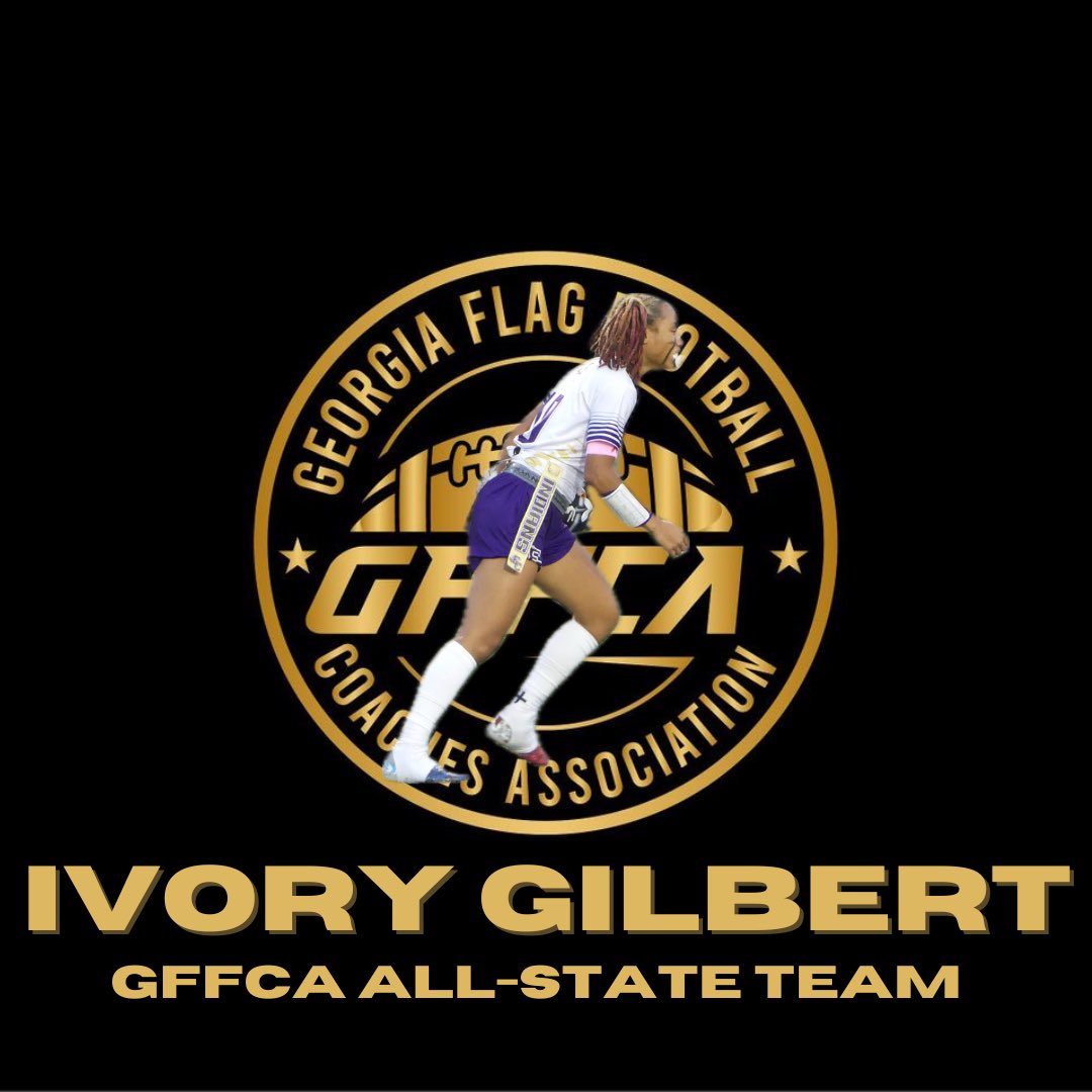 Congratulations Ivory on your <a href="/GFFCA_/">Georgia Flag Football Coaches Association</a> all State Selection