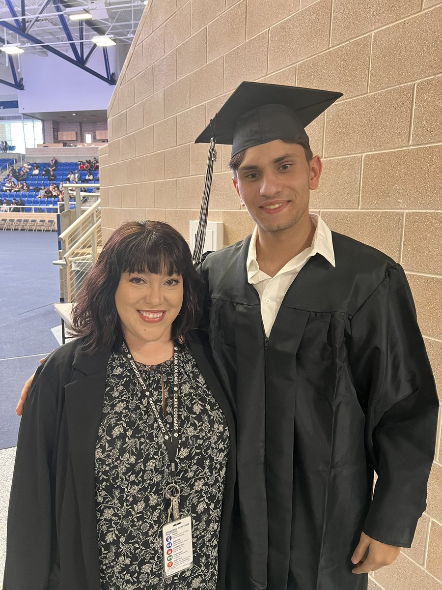 Congratulations to Yousaf Haider Haidery; he received his high school diploma tonight in the NISD midyear ceremony! @ClarkCounsDept @texasteacher68