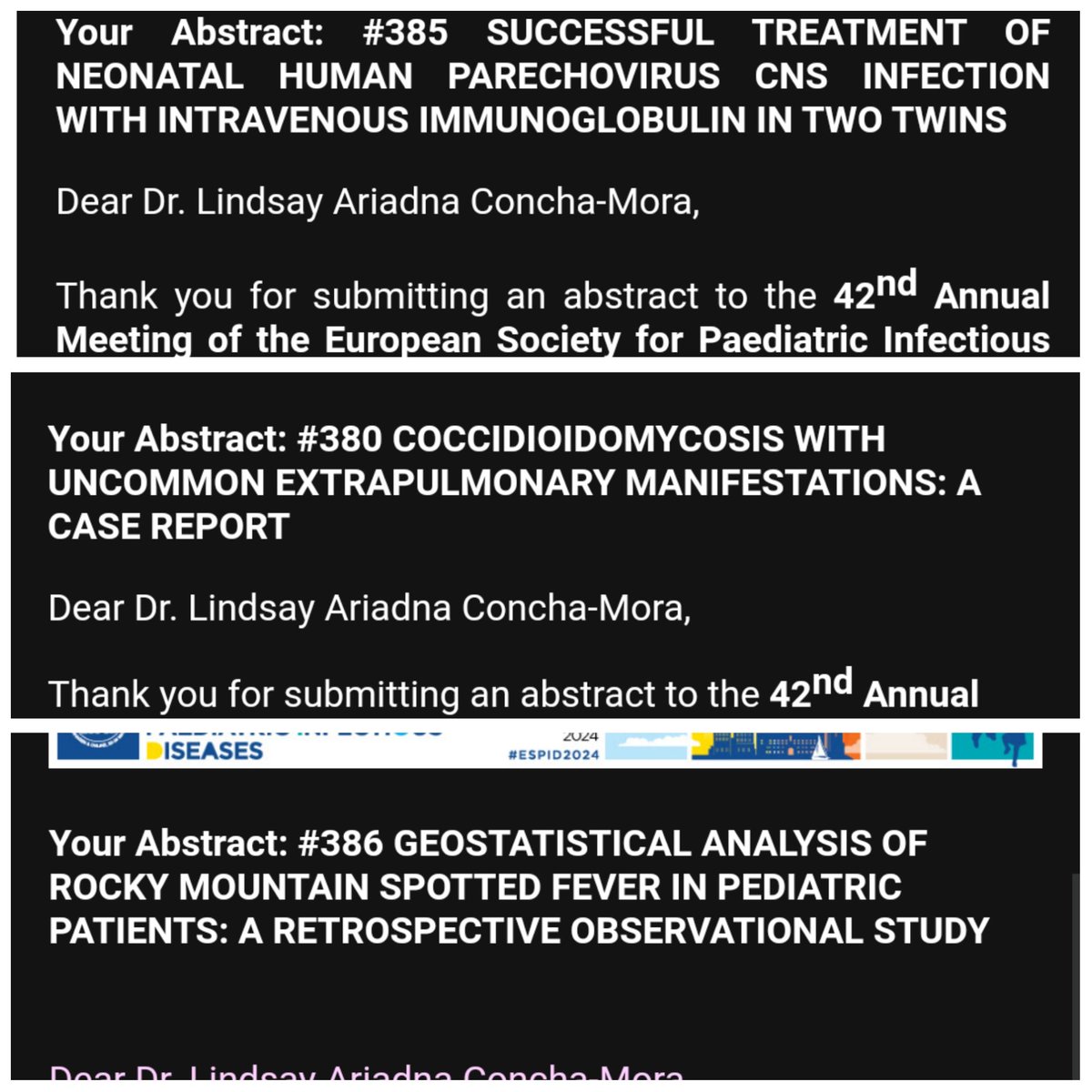 Here we go to Copenhagen to the @ESPIDsociety Meeting 
Soooo proud of our 3 abstracs acceptance including the first oral presentation 😌
All bc I have the best mentor 💙👩🏻‍⚕️👨🏻‍⚕️
#FuturePID #ESPID2024 #PedsTeam