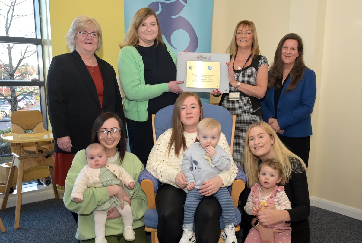 We're the first local authority in Scotland to achieve gold status in the Breastfeeding Friendly Scotland Local Authority Award, recognising our commitment to supporting breastfeeding in the workplace and wider community. #breastfeedingfriendly

northlanarkshire.gov.uk/news/first-bre…