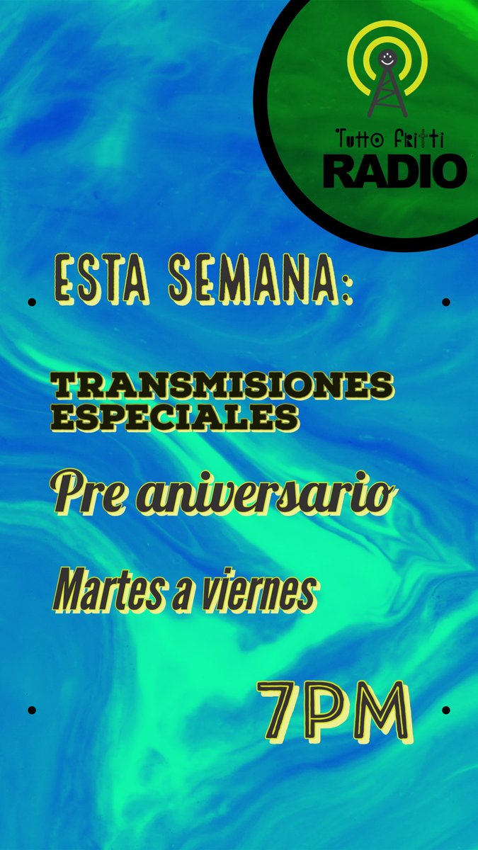 RadioFritti's tweet photo. Esta semana, transmisiones especiales de martes a viernes, por:

https://t.co/irwu1PzUBC

#internetradio #radioshow #webradio #MusicDiscovery https://t.co/No9TpwcH6t