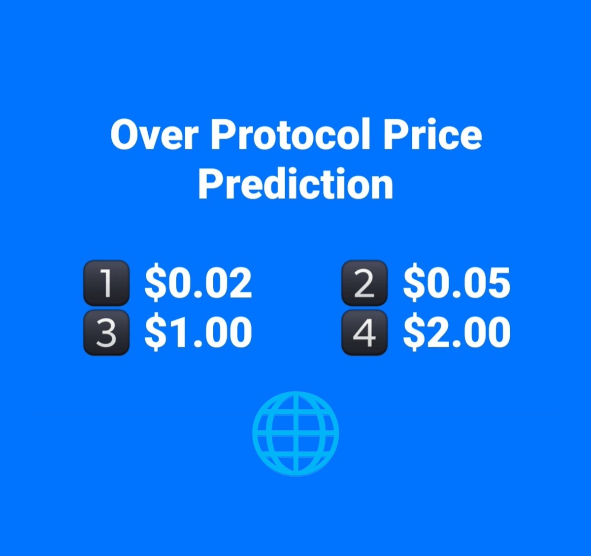crypto_pulak's tweet photo. Hi #OverProtocol Community 👋

Lets Predict Over Protocol Price on its Official Launch 💫

#OverWallet #OVER $OVER #Airdrop #Airdrops #Layer1 #OverProtocol https://t.co/POJXS6jBw6