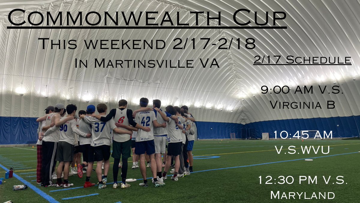 BittUltimate's tweet photo. LEGENDARY ROSTER VIDEO 🔥🔥

Bitt is ready to rock this semester with our new and finalized roster ‼️‼️

As well as AN UPCOMING TOURNAMENT‼️

Bitt is heading to Martinsville Virginia for Commonwealth Cup THIS WEEKEND😳😳 https://t.co/8XUvvaWDVO