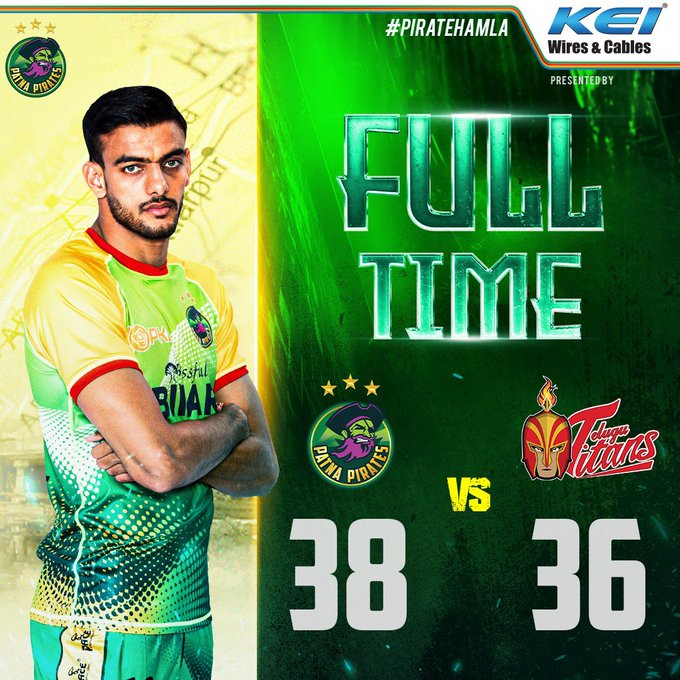 With this, Pirates qualify for the playoff💪🏴‍☠️

#PatnaPirates #PirateHamla #GardaUdaDenge #ProKabaddi #GardaUdaDengePhirse #Season10 #PATvTT