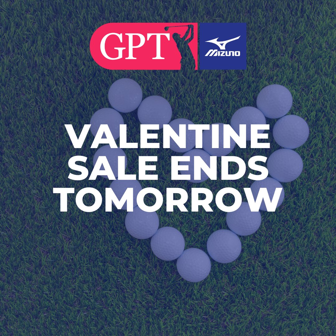 ⏰🌹 Last chance alert! Our Valentine's Sale is coming to a close tomorrow! Don't miss out on these sweet 2024 Event deals 🏆⛳️

Click below to see the full list of offers⬇️

golfpairs.com/collections/20…