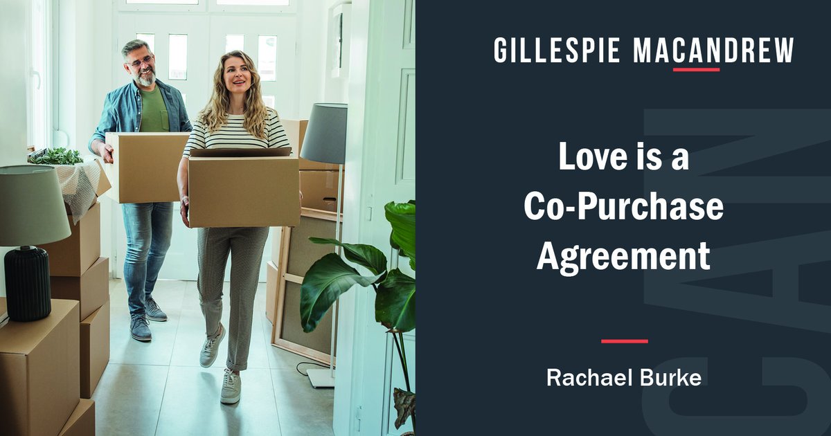 Rachael Burke, Solicitor in our Family Law team, discusses why it is a good idea for any couple to consider a co-purchase agreement before buying a property together. ow.ly/rNrO50QAFrB