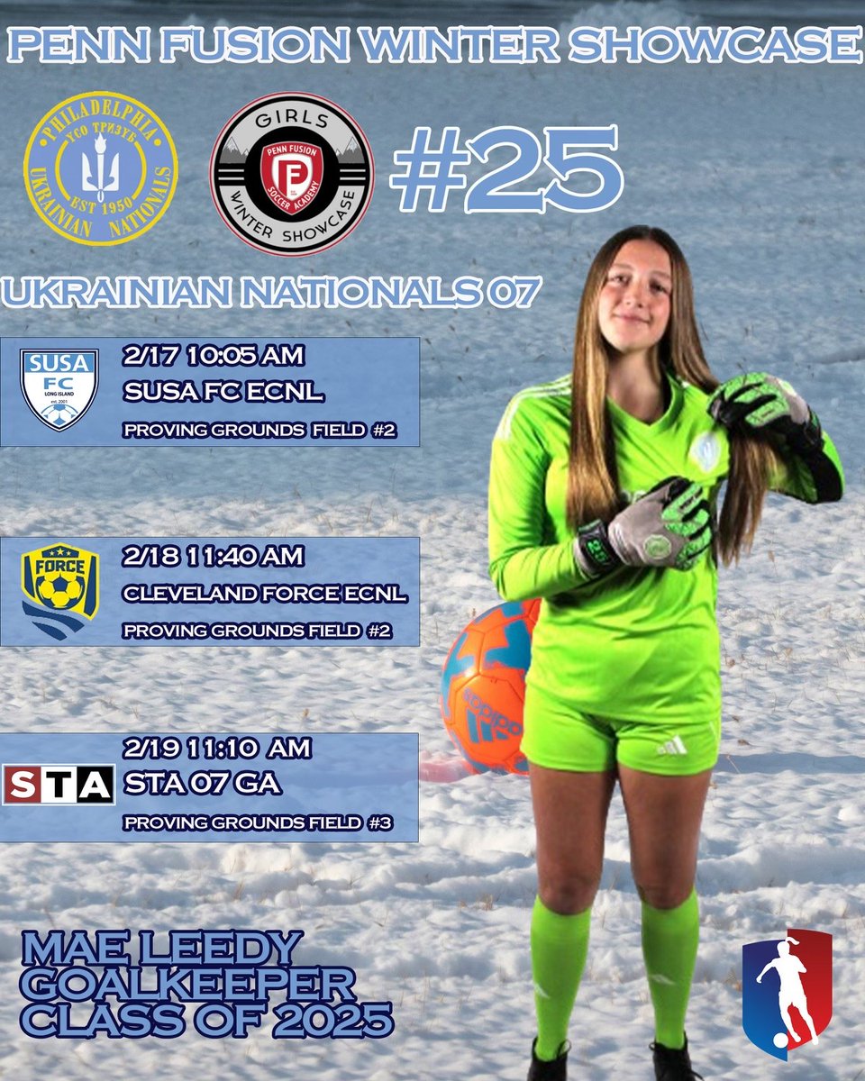 Ready to take on some great competition this weekend!  <a href="/ukrainian2007GA/">⭐️PhillyUkrainian07GA⭐️</a>