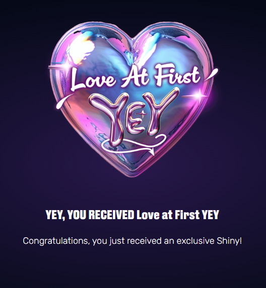 Are you a shooting star? I'll be there to catch you when you fall 💖 #LoveAtFirstYEY 

Happy Valentine's Day everyone! 
<a href="/YEYtechnologies/">YEY 🤙</a>