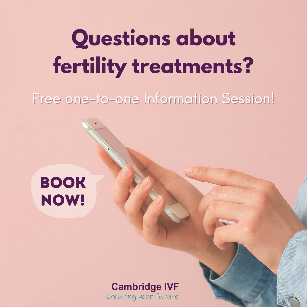 Enabling you to ask personal questions in a private environment and resolve any doubts or worries. Talk with our Embryologist, Fertility Nurse and Financial Manager for 15 minutes with each person. Book your place now: trybooking.co.uk/BPZG