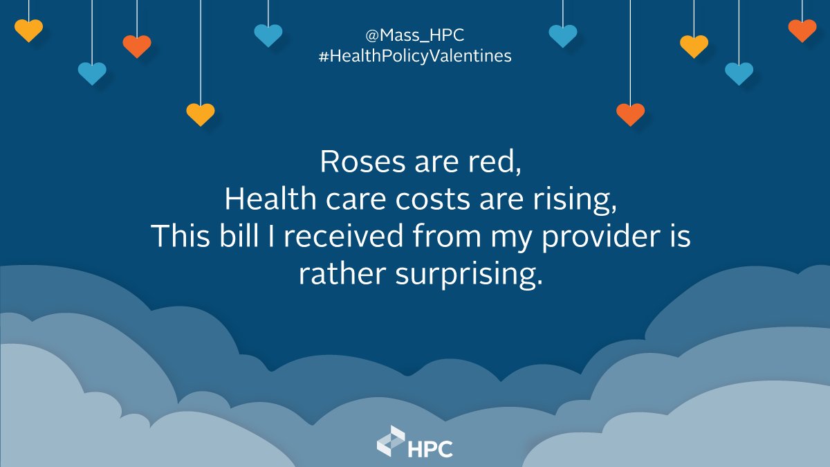 Roses are red,
Health care costs are rising,
This bill I received from my provider is rather surprising.
#HealthPolicyValentines